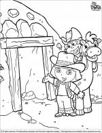 Dora the Explorer coloring