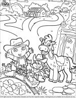 Dora the Explorer coloring