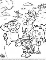 Dora the Explorer coloring