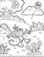 Dora the Explorer coloring