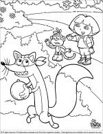 Dora the Explorer coloring