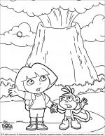 Dora the Explorer coloring