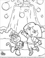 Dora the Explorer coloring