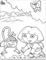 Dora the Explorer coloring