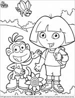 Dora the Explorer coloring