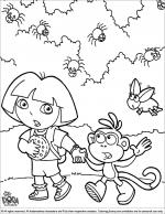Dora the Explorer coloring