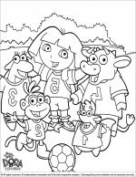 Dora the Explorer coloring