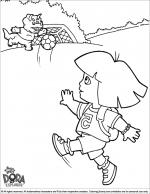 Dora the Explorer coloring