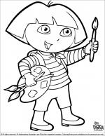 Dora the Explorer coloring