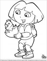 Dora the Explorer coloring