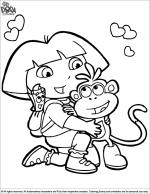 Dora the Explorer coloring