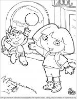 Dora the Explorer coloring