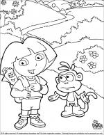 Dora the Explorer coloring