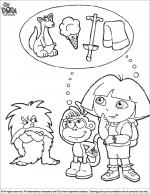 Dora the Explorer coloring