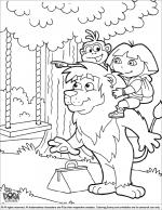 Dora the Explorer coloring