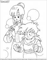 Dragon Ball Z coloring