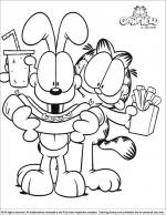 Garfield coloring