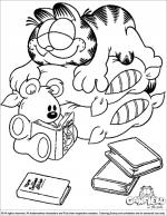 Garfield coloring