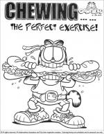 Garfield coloring