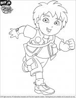 Go Diego Go coloring