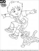 Go Diego Go coloring