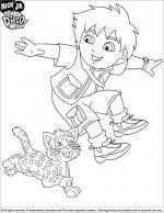 Go Diego Go coloring