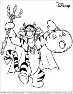 Halloween Disney coloring