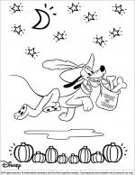 Halloween Disney coloring