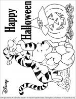 Halloween Disney coloring