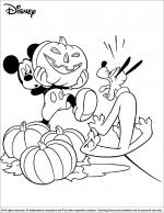 Halloween Disney coloring