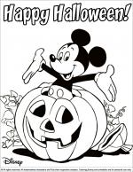 Halloween Disney coloring