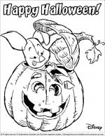 Halloween Disney coloring