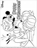 Halloween Disney coloring