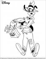 Halloween Disney coloring