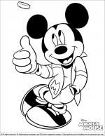 Mickey Mouse coloring