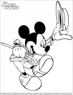 Mickey Mouse coloring