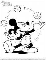 Mickey Mouse coloring