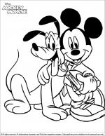 Mickey Mouse coloring