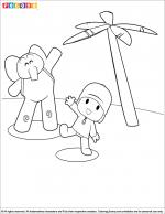 Pocoyo coloring