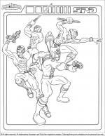 Power Rangers coloring