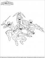 Power Rangers coloring