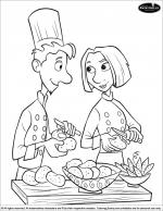 Ratatouille coloring