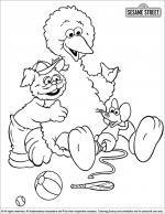 Sesame Street coloring