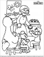 Sesame Street coloring