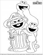 Sesame Street coloring