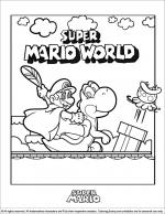 Super Mario Brothers coloring