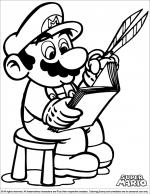 Super Mario Brothers coloring