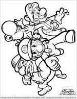 Super Mario Brothers coloring