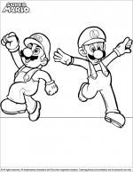 Super Mario Brothers coloring