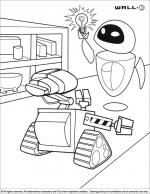 WALL E coloring